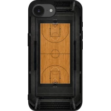 iPhone 17e / 16e Case Hülle - Silikon schwarz Sports 2026 Basketball