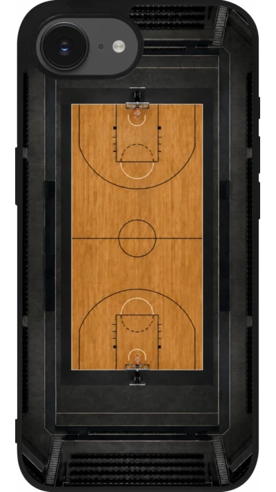 iPhone 17e / 16e Case Hülle - Silikon schwarz Sports 2026 Basketball