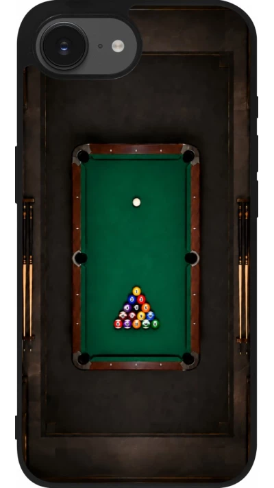 iPhone 17e / 16e Case Hülle - Silikon schwarz Sports 2026 Billard