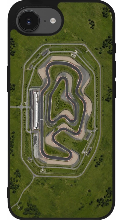 iPhone 17e / 16e Case Hülle - Silikon schwarz Sports 2026 Circuit