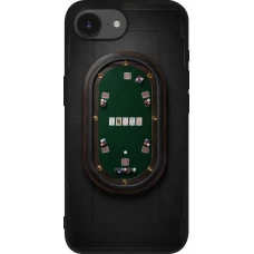 iPhone 17e / 16e Case Hülle - Silikon schwarz Sports 2026 Poker