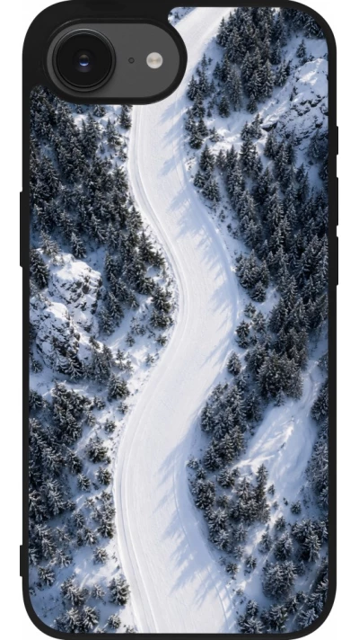 iPhone 17e / 16e Case Hülle - Silikon schwarz Sports 2026 Ski