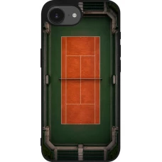 iPhone 17e / 16e Case Hülle - Silikon schwarz Sports 2026 Tennis
