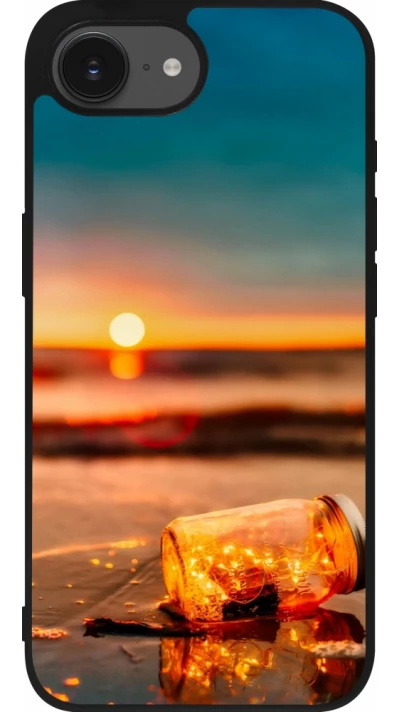 Coque iPhone 17e / 16e - Silicone rigide noir Summer 2021 16