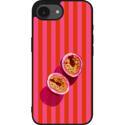 iPhone 17e / 16e Case Hülle - Silikon schwarz Passion fruit Summer 2026