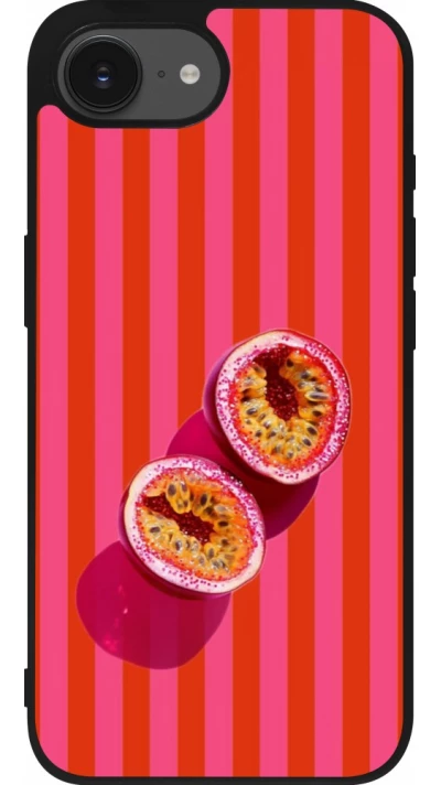 iPhone 17e / 16e Case Hülle - Silikon schwarz Passion fruit Summer 2026