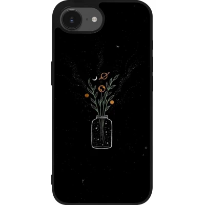 Coque iPhone 17e / 16e - Silicone rigide noir Vase black