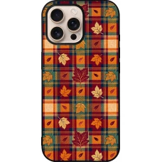 Coque iPhone 16 Pro Max - Silicone rigide noir Autumn 26 Autumn pattern