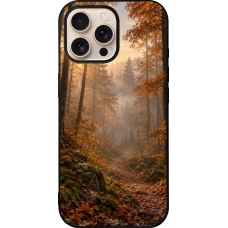 iPhone 16 Pro Max Case Hülle - Silikon schwarz Autumn 26 Autumn walk
