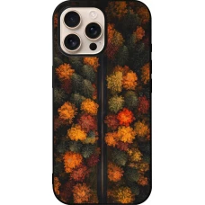 Coque iPhone 16 Pro Max - Silicone rigide noir Autumn 26 Road in autumn