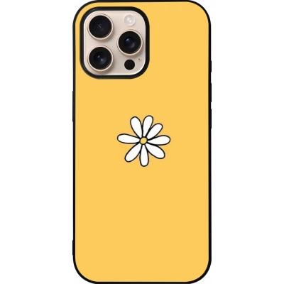 Coque iPhone 16 Pro Max - Silicone rigide noir Easter 2023 daisy