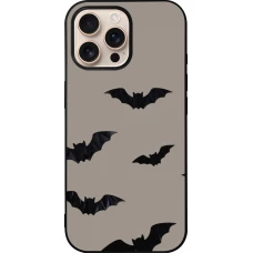 iPhone 16 Pro Max Case Hülle - Silikon schwarz Halloween 2026 Bats