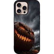 iPhone 16 Pro Max Case Hülle - Silikon schwarz Halloween 2026 The Wicked Pumpkin