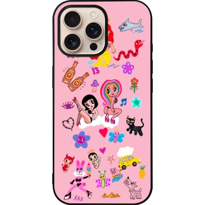Coque iPhone 16 Pro Max - Silicone rigide noir Karol G La Bichota Manana Sera Bonito