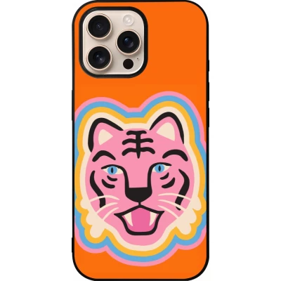 Coque iPhone 16 Pro Max - Silicone rigide noir Lion colors 2026