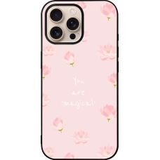 iPhone 16 Pro Max Case Hülle - Silikon schwarz Mom 2023 your are magical