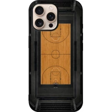 iPhone 16 Pro Max Case Hülle - Silikon schwarz Sports 2026 Basketball