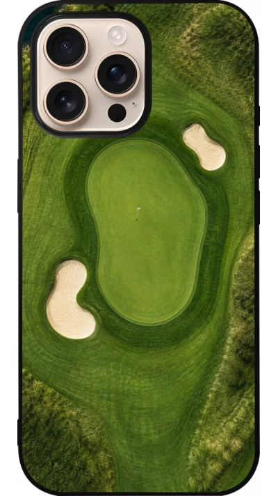 iPhone 16 Pro Max Case Hülle - Silikon schwarz Sports 2026 Golf