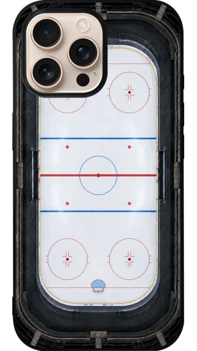 iPhone 16 Pro Max Case Hülle - Silikon schwarz Sports 2026 Hockey