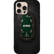 iPhone 16 Pro Max Case Hülle - Silikon schwarz Sports 2026 Poker