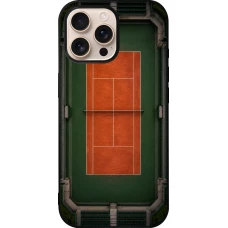 iPhone 16 Pro Max Case Hülle - Silikon schwarz Sports 2026 Tennis