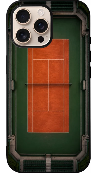 iPhone 16 Pro Max Case Hülle - Silikon schwarz Sports 2026 Tennis