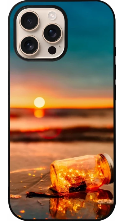 Coque iPhone 16 Pro Max - Silicone rigide noir Summer 2021 16