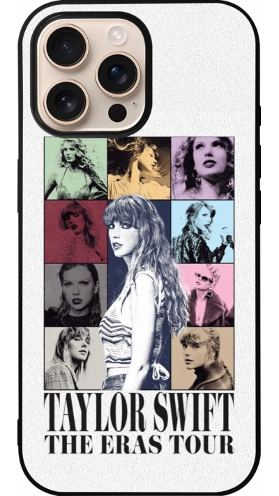 Coque iPhone 16 Pro Max - Silicone rigide noir Taylor Swift The Eras Tour