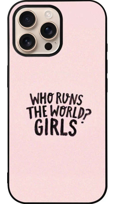 Coque iPhone 16 Pro Max - Silicone rigide noir Womens day 2026 3