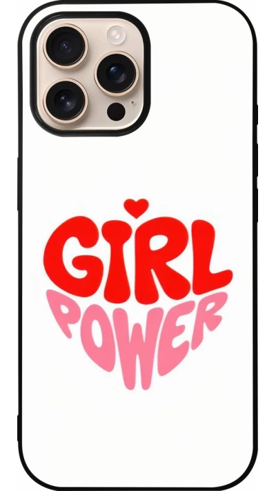 Coque iPhone 16 Pro Max - Silicone rigide noir Womens day 2026 6