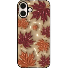 Coque iPhone 16 Plus - Autumn 26 3D leaves