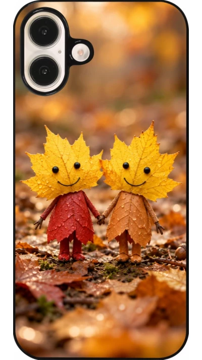 Coque iPhone 16 Plus - Autumn 26 Couple of leaves