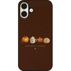 Coque iPhone 16 Plus - Autumn 26 Pumpkin season