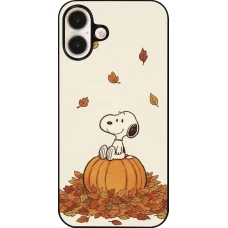 Coque iPhone 16 Plus - Autumn 26 Snoopy autumn