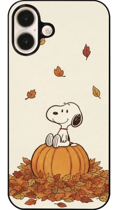 Coque iPhone 16 Plus - Autumn 26 Snoopy autumn