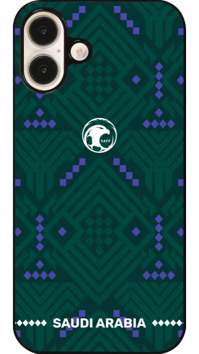 iPhone 16 Plus Case Hülle - Saudi Arabien 2026 personalisierbares Fussballtrikot