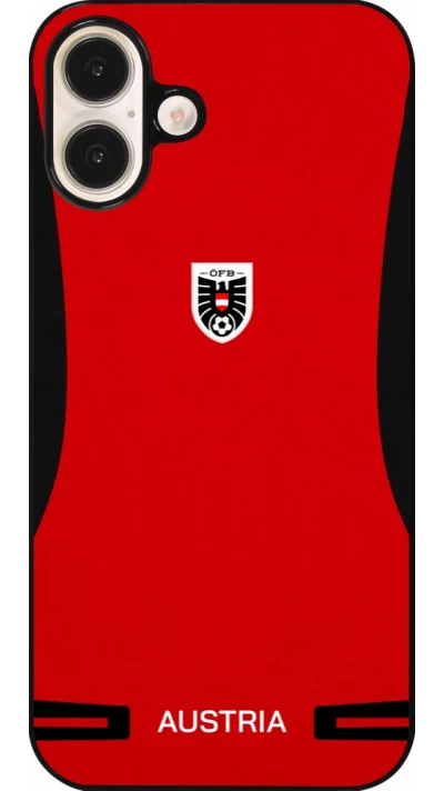 iPhone 16 Plus Case Hülle - O?sterreich 2026 personalisierbares Fussballtrikot