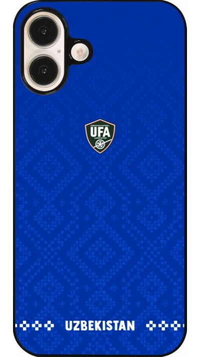 iPhone 16 Plus Case Hülle - Usbekistan 2026 personalisierbares Fussballtrikot