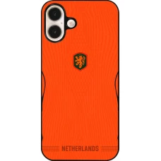 iPhone 16 Plus Case Hülle - Niederlande 2026 personalisierbares Fussballtrikot