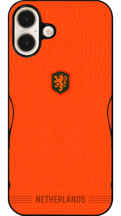 iPhone 16 Plus Case Hülle - Niederlande 2026 personalisierbares Fussballtrikot