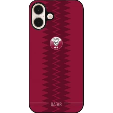 iPhone 16 Plus Case Hülle - Qatar 2026 personalisierbares Fussballtrikot