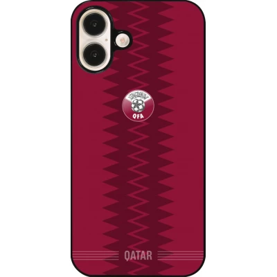 iPhone 16 Plus Case Hülle - Qatar 2026 personalisierbares Fussballtrikot