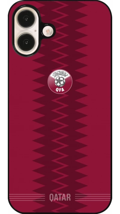 iPhone 16 Plus Case Hülle - Qatar 2026 personalisierbares Fussballtrikot