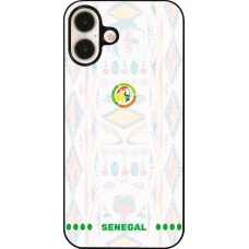 iPhone 16 Plus Case Hülle - Senegal 2026 personalisierbares Fussballtrikot