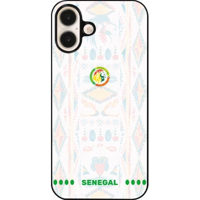 Coque iPhone 16 Plus - Maillot de football Sénégal 2026 personnalisable