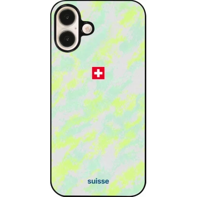 Coque iPhone 16 Plus - Maillot de football Suisse Away 2026 personnalisable