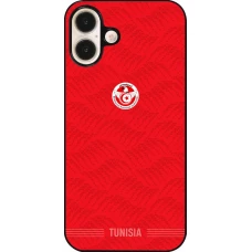 iPhone 16 Plus Case Hülle - Tunesien 2026 personalisierbares Fussballtrikot