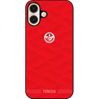 iPhone 16 Plus Case Hülle - Tunesien 2026 personalisierbares Fussballtrikot