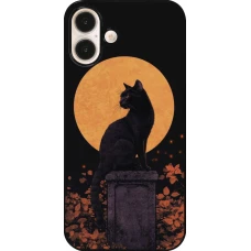 iPhone 16 Plus Case Hülle - Halloween 2026 Cat Art Nouveau