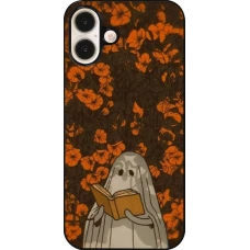 iPhone 16 Plus Case Hülle - Halloween 2026 Ghost reading